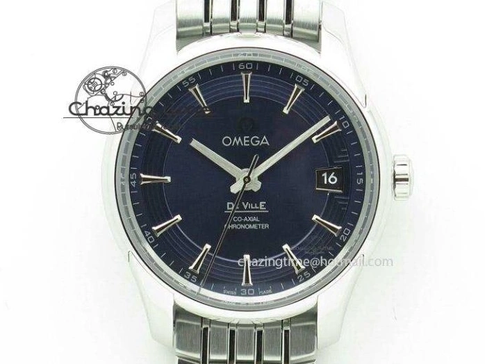 0130 Aqua Terra 150M Master Chronometers VSF 1:1 Best Edition Deep Blue Dial Silver Hand on SS Bracelet A8900 Super Clone HighPerformance 8013